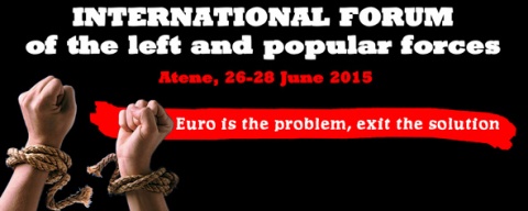 Athens International Forum against Euro