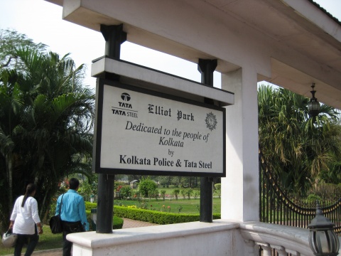 Polizei Kolkata und Tata-Stahl