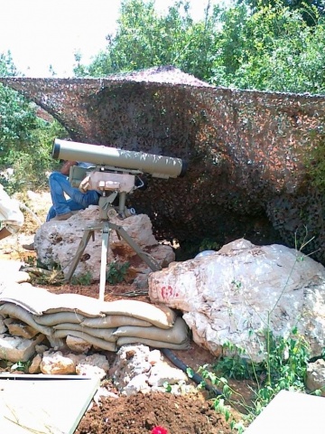 Mlita, Anti-Panzer-Geschoss Hisbollah