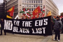 Brussel demo No to the EU's Black List