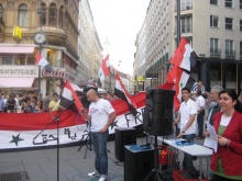Rally against Assad in Vienna, Sept 4, 2011