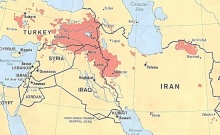 Kurdish settlement areas