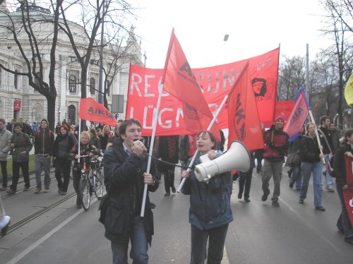 Demozug am Ring