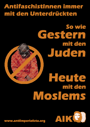 Aufkleber AntifaschistInnen