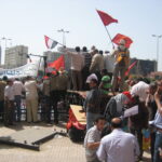 Preparing for May First on Tahrir Square