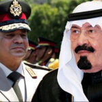 Coup general Sisi with his main backer Saudi king Abdallah