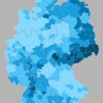 AfD's share elevated in the east (secondary votes)