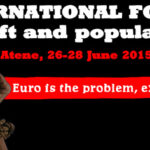 Athens International Forum against Euro