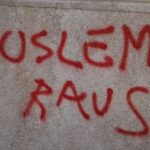 Antiislamische Schmiererei Wiener Innenstadt