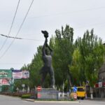 Lugansk weist unzählige realsozialistische Denkmäler auf