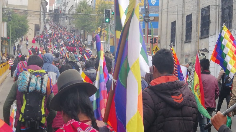 Volkswiderstand gegen Konterrevolution in Bolivien