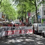 Demo: Niemanden zurücklassen - Arbeitslosengeld erhöhen