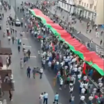 Pro-Lukaschenko-Demo in der Industriestadt Gomel am 6.9.20