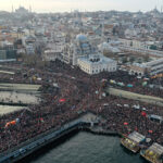 Mass demonstration in Istanbul for Gaza